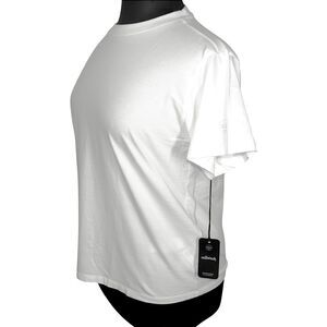 Allbirds Women's Soft Stretchy Organic Cotton T-Shirt In Blizzard White Size XL